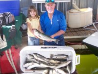 Lake Texoma Striper Fishing Photo