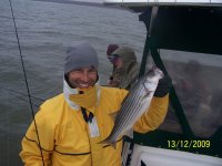 Lake Texoma Striper Fishing Photo