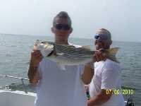 Lake Texoma Striper Fishing Photo