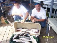 Lake Texoma Striper Fishing Photo