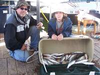 Lake Texoma Striper Fishing Photo