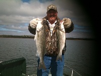 Lake Texoma Striper Fishing Photo