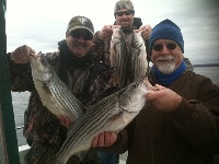 Lake Texoma Striper Fishing Photo