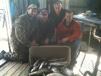 Lake Texoma Striper Fishing Photo