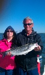 Lake Texoma Striper Fishing Photo