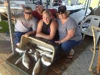 Lake Texoma Striper Fishing Photo