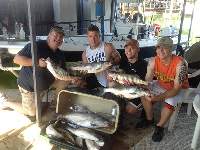 Lake Texoma Striper Fishing Photo