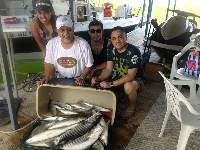 Lake Texoma Striper Fishing Photo