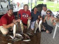 Lake Texoma Striper Fishing Photo